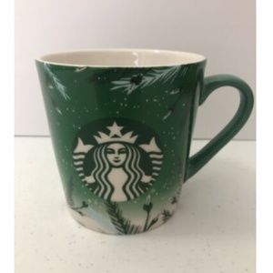 Starbucks Mug 2020 Christmas Holiday Pine Branches Lights 18oz Coffee Cup